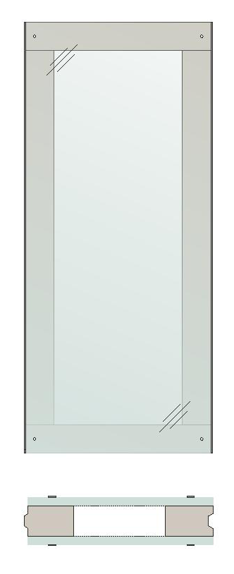 Optimal 110 SE PLUS moduł przeszklony szkło nawierzchniowe