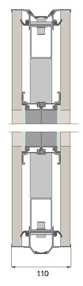 przekrój Optimal 110 Plus Glass