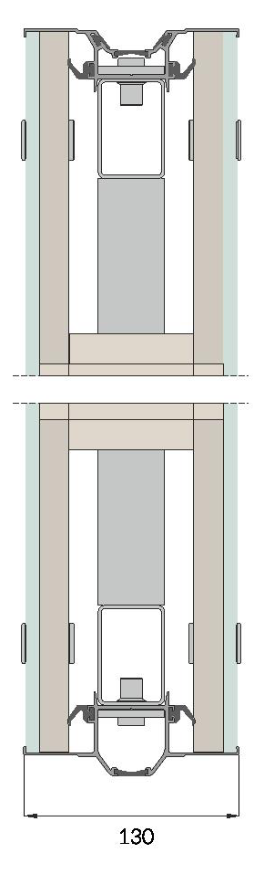 przekrój Optimal 110 Plus Glass